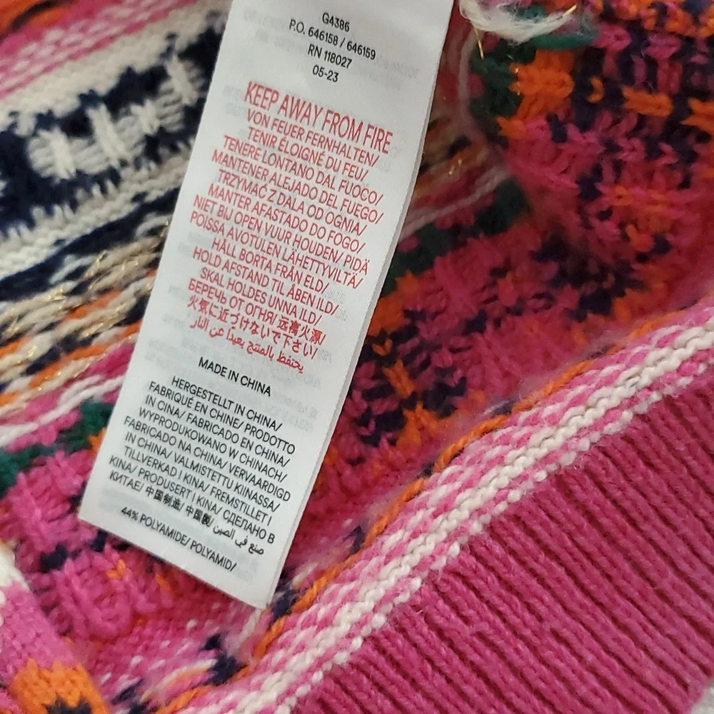 Mini Boden Girls Halloween Fair Isle Button Front Sweater Cardigan Sz6-7 - Picture 6 of 8